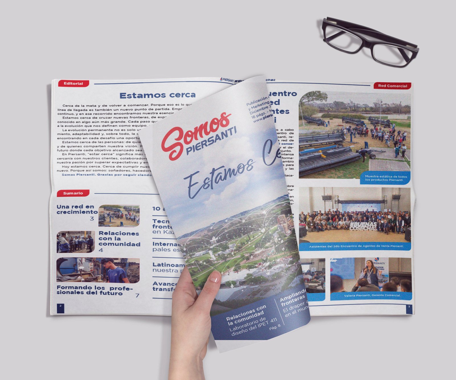 mockup revista somos piersanti 2024